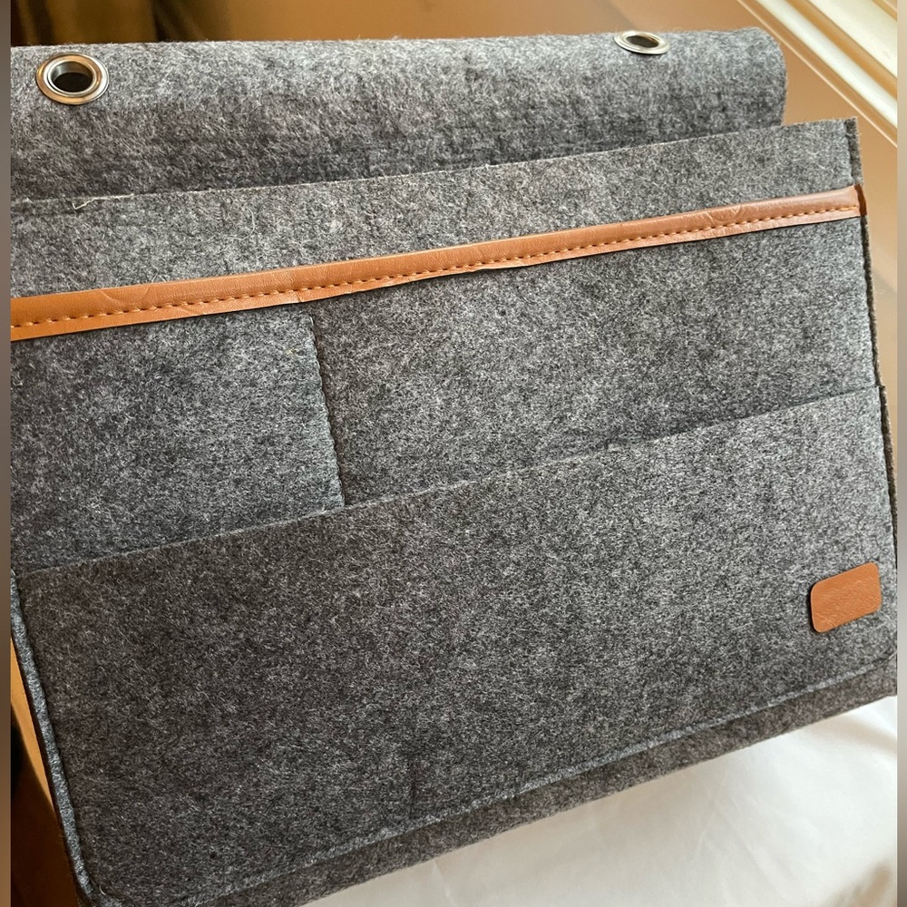 Amazon EXECCZO Felt Bedside or Sofa Caddy